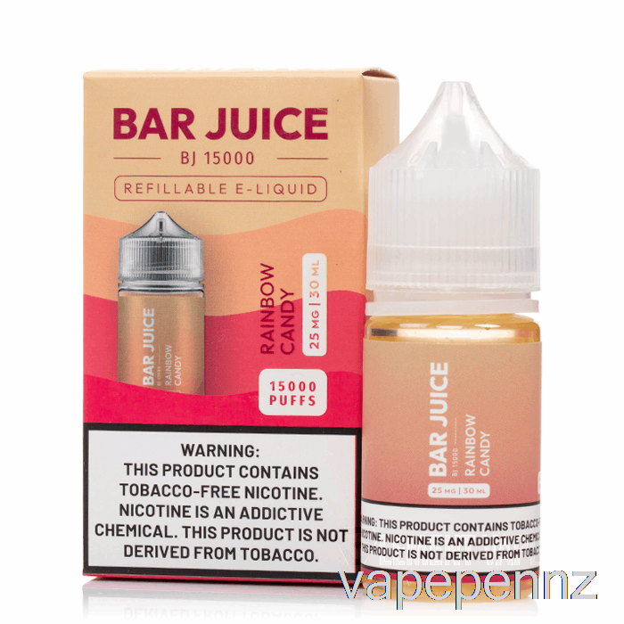 Rainbow Candy - Bar Juice - 30mL 25mg VAPE NZ